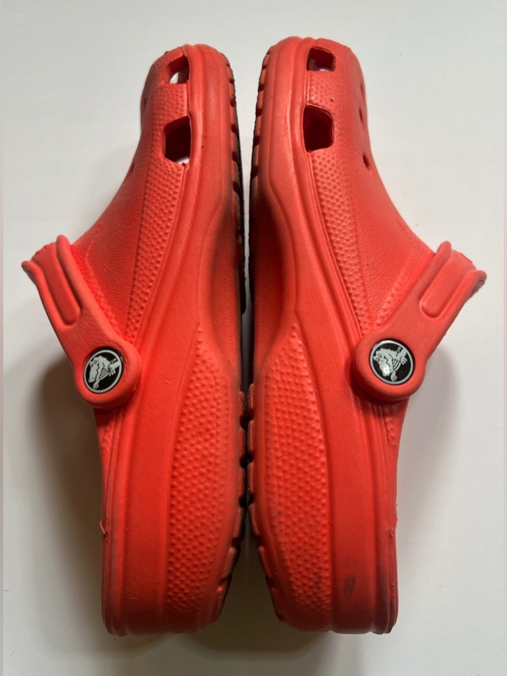 CROCS Classic Clogs Salmon Red Comfort Slip-On Unisex Women's 8-9 Men's 6-7 - Picture 4 of 8